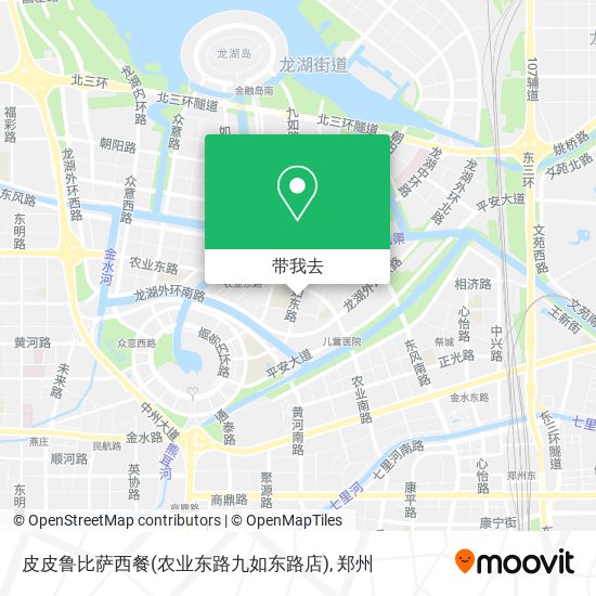 皮皮鲁比萨西餐(农业东路九如东路店)地图