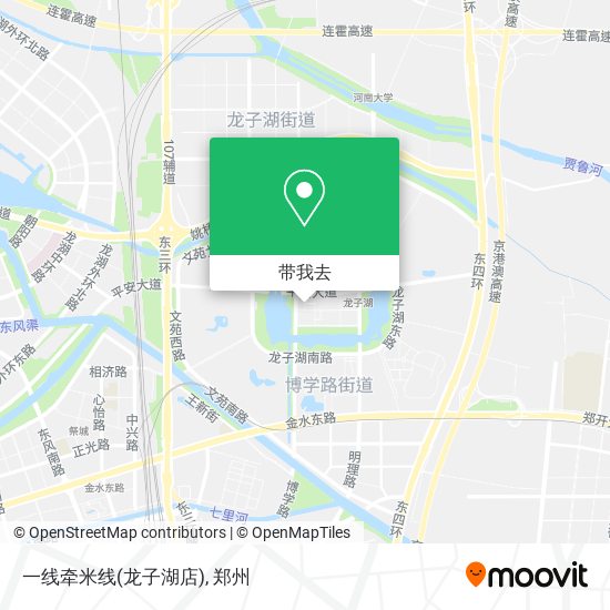 一线牵米线(龙子湖店)地图