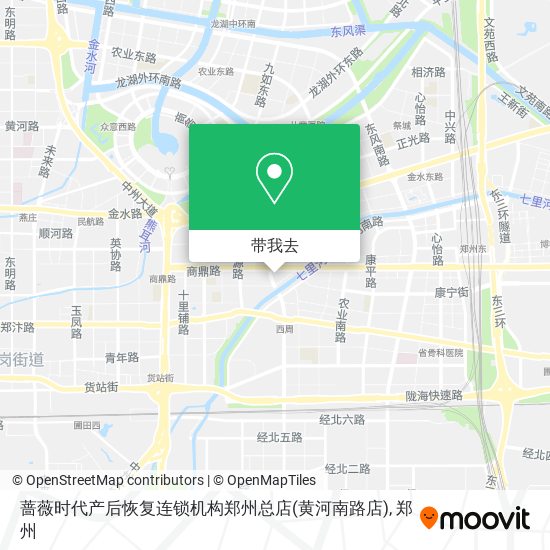 蔷薇时代产后恢复连锁机构郑州总店(黄河南路店)地图