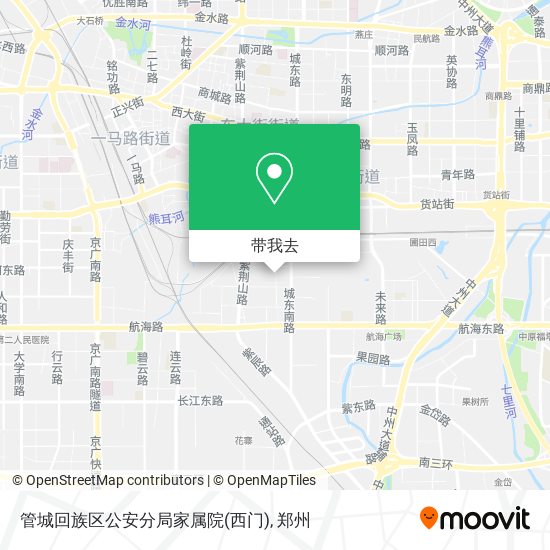 管城回族区公安分局家属院(西门)地图