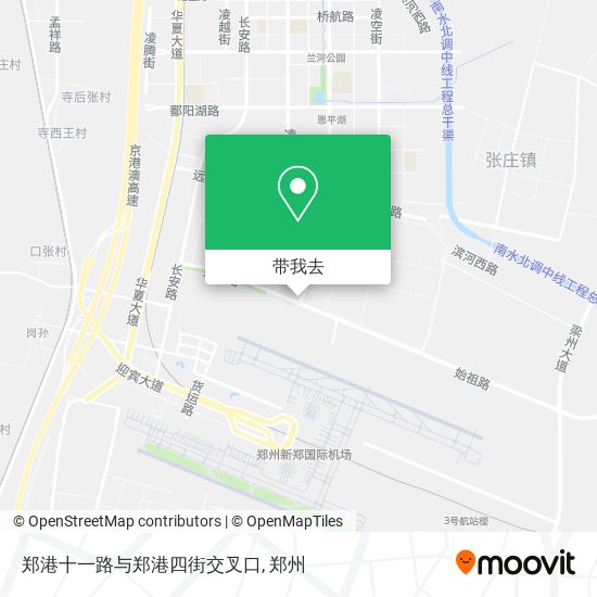 郑港十一路与郑港四街交叉口地图