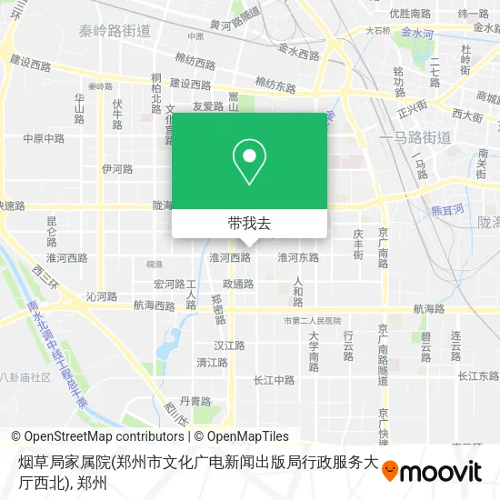 烟草局家属院(郑州市文化广电新闻出版局行政服务大厅西北)地图