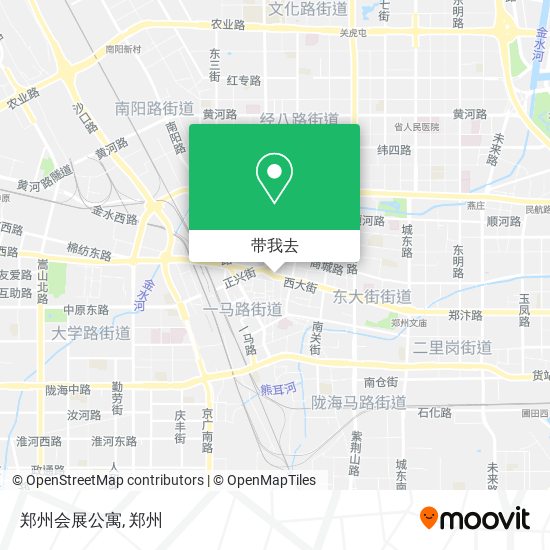 郑州会展公寓地图