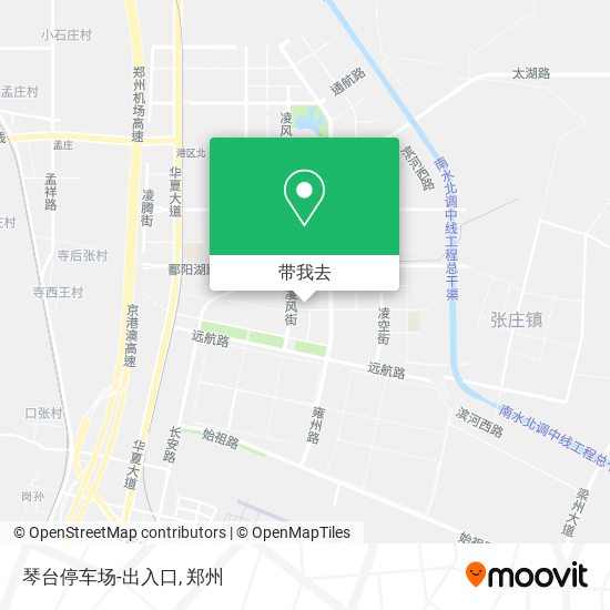 琴台停车场-出入口地图