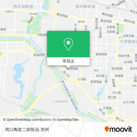 周口陶老二胡辣汤地图