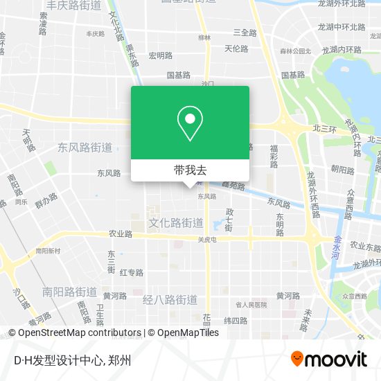 D·H发型设计中心地图