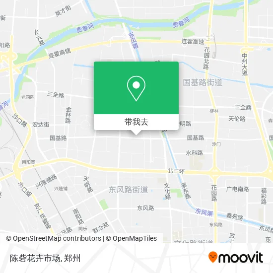 陈砦花卉市场地图