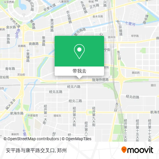 安平路与康平路交叉口地图