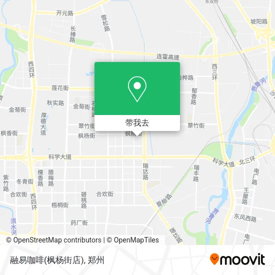 融易咖啡(枫杨街店)地图