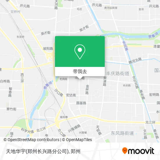 天地华宇(郑州长兴路分公司)地图