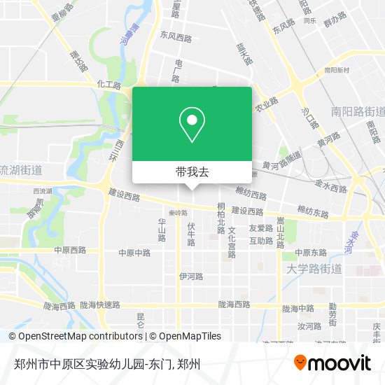 郑州市中原区实验幼儿园-东门地图