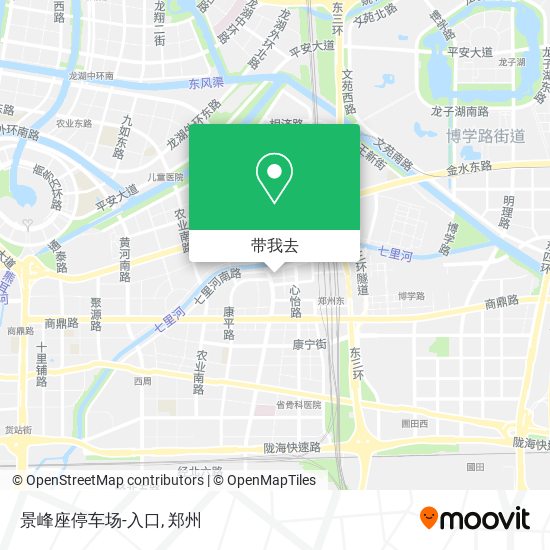 景峰座停车场-入口地图