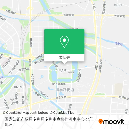 国家知识产权局专利局专利审查协作河南中心-北门地图