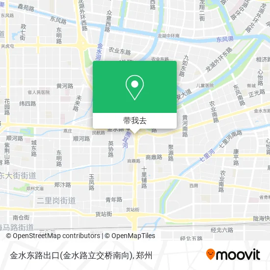 金水东路出口(金水路立交桥南向)地图