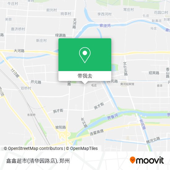 鑫鑫超市(清华园路店)地图