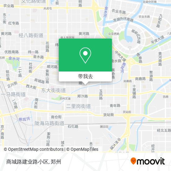 商城路建业路小区地图