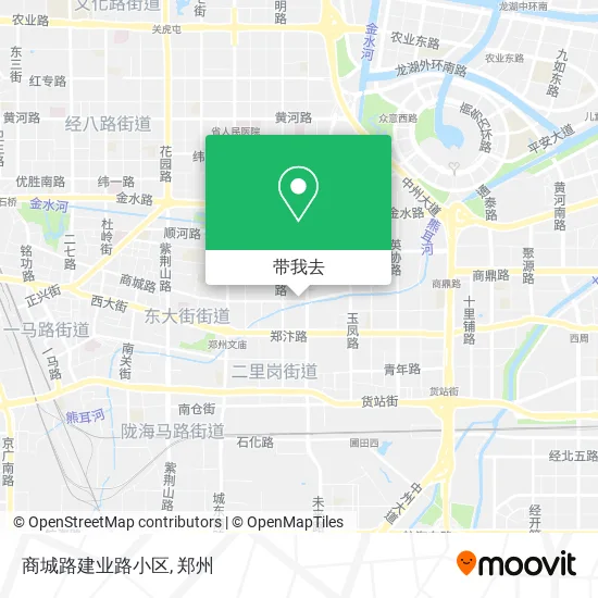 商城路建业路小区地图