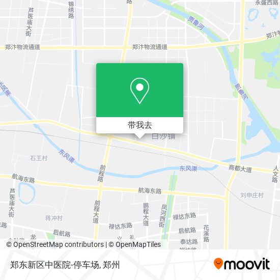 郑东新区中医院-停车场地图