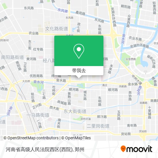 河南省高级人民法院西区(西院)地图
