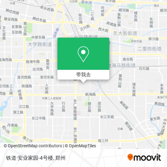 铁道·安业家园-4号楼地图