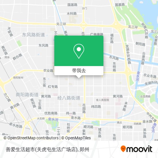 善爱生活超市(关虎屯生活广场店)地图