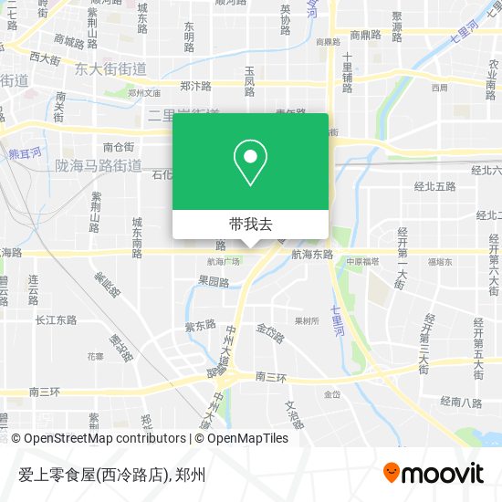 爱上零食屋(西冷路店)地图