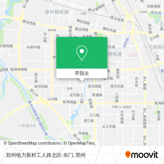 郑州电力新村工人路北区-东门地图