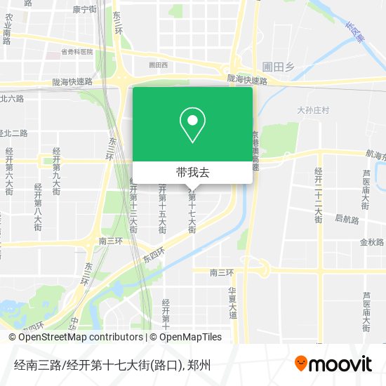 经南三路/经开第十七大街(路口)地图