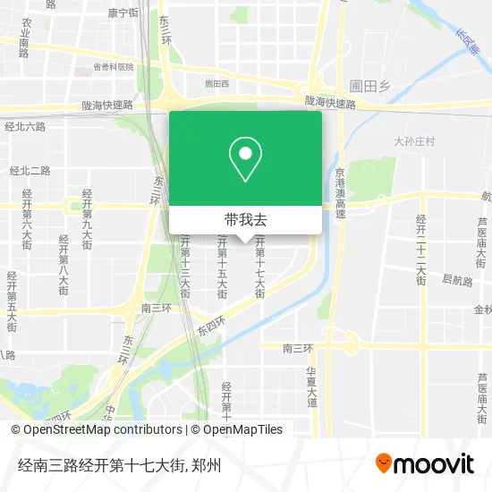 经南三路经开第十七大街地图