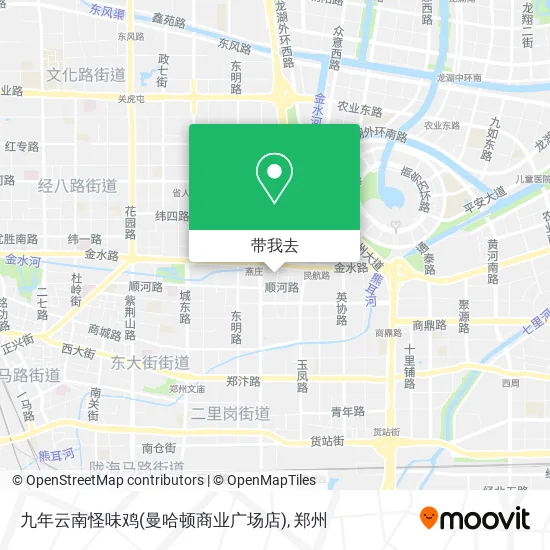 九年云南怪味鸡(曼哈顿商业广场店)地图