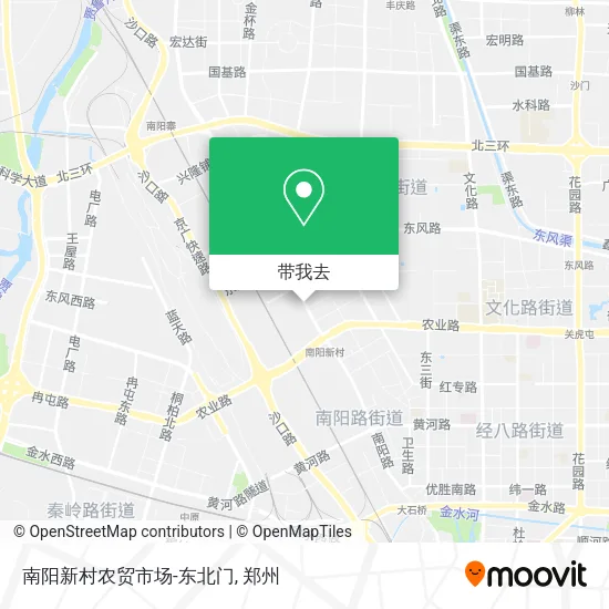 南阳新村农贸市场-东北门地图