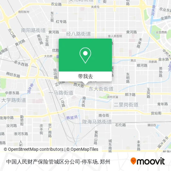 中国人民财产保险管城区分公司-停车场地图