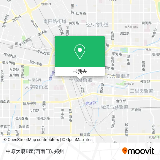 中原大厦B座(西南门)地图