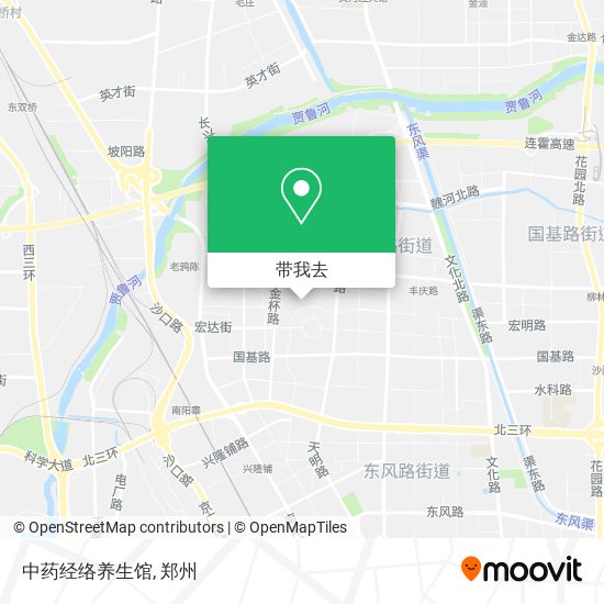 中药经络养生馆地图