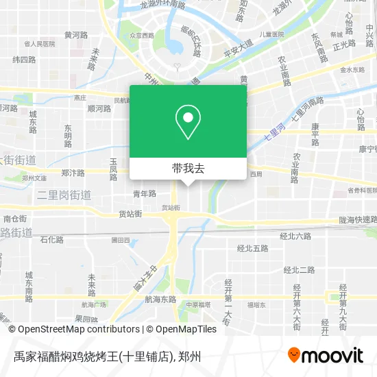 禹家福醋焖鸡烧烤王(十里铺店)地图