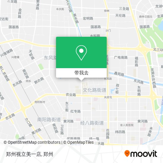 郑州视立美一店地图
