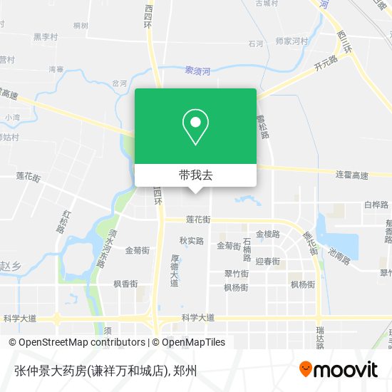 张仲景大药房(谦祥万和城店)地图