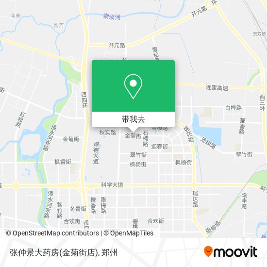 张仲景大药房(金菊街店)地图