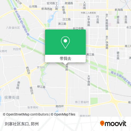 刘寨社区东口地图