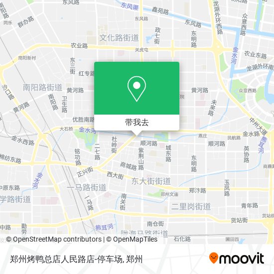 郑州烤鸭总店人民路店-停车场地图