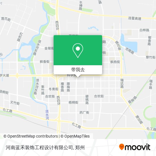 河南蓝禾装饰工程设计有限公司地图