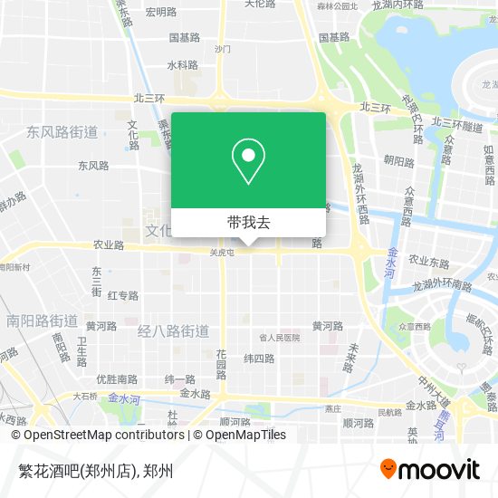 繁花酒吧(郑州店)地图
