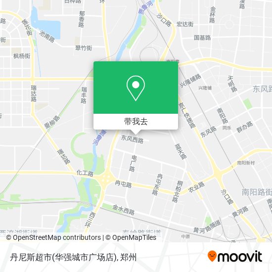 丹尼斯超市(华强城市广场店)地图