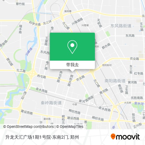 升龙天汇广场1期1号院-东南2门地图