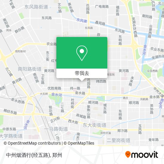 中州烟酒行(经五路)地图