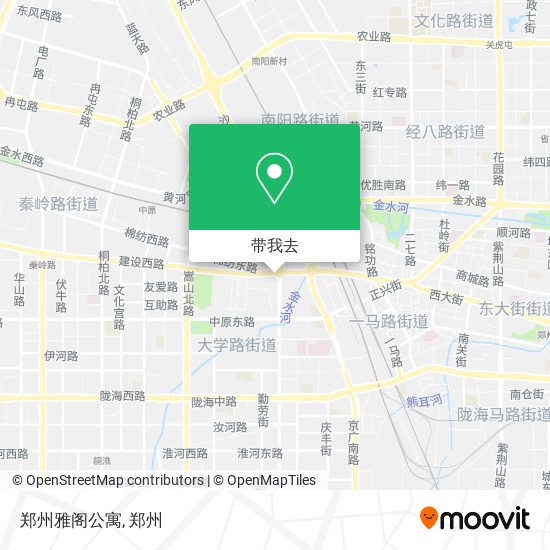 郑州雅阁公寓地图