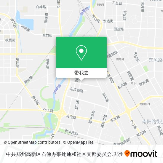中共郑州高新区石佛办事处通和社区支部委员会地图
