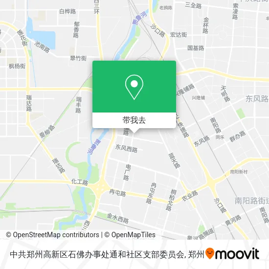 中共郑州高新区石佛办事处通和社区支部委员会地图