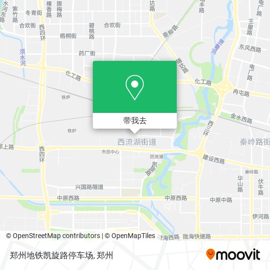 郑州地铁凯旋路停车场地图