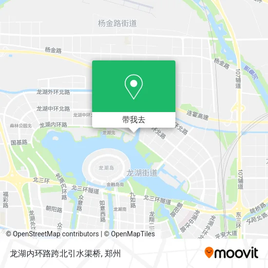 龙湖内环路跨北引水渠桥地图